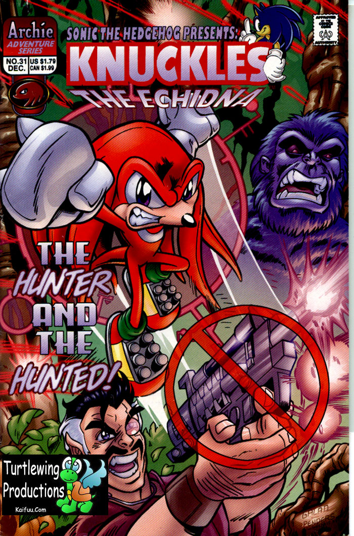 Knuckles - December 1999 Comic cover page